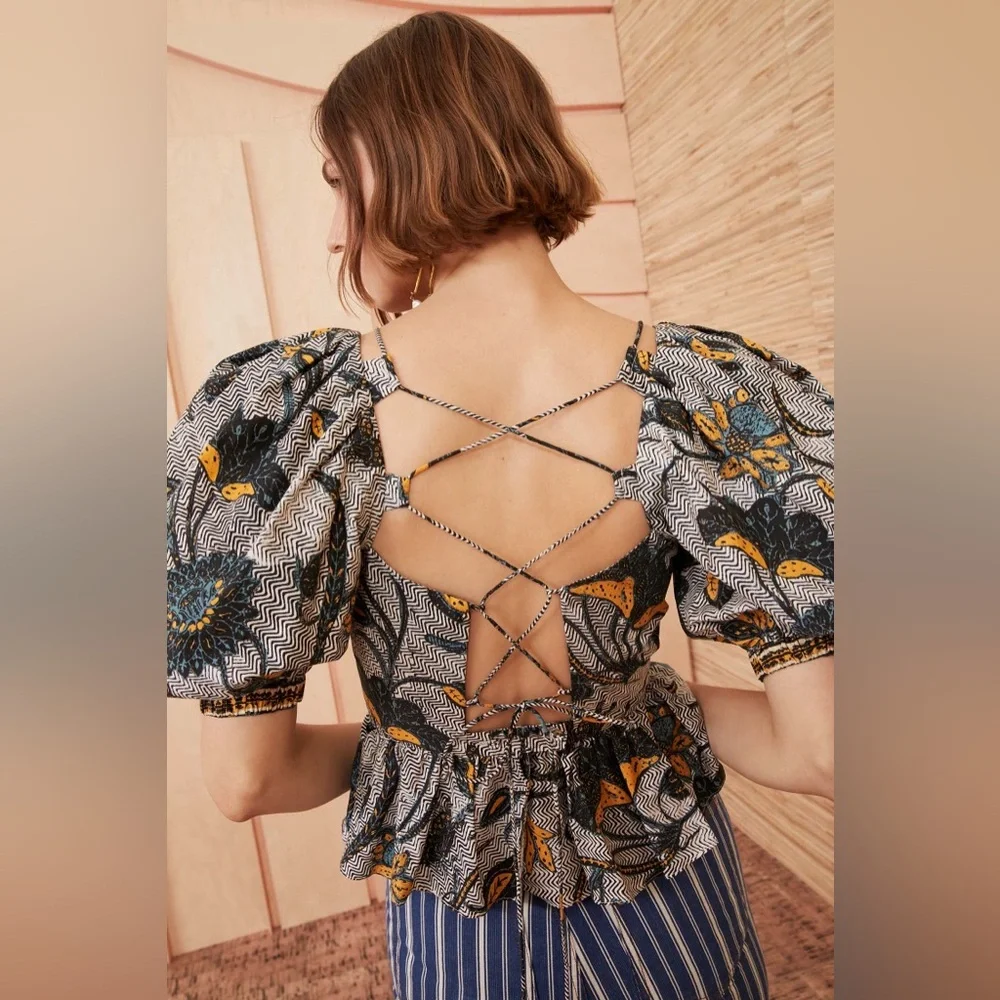 Ulla Johnson Carlotta Blouse Portofino Size 2